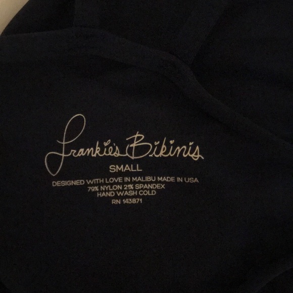 Frankie’s Bikinis Halter Print Top - Picture 3 of 4